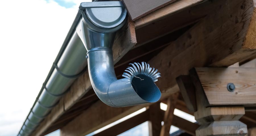 Gutters as a protection Gutters as a protection