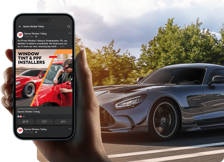 Automotive services social media packages