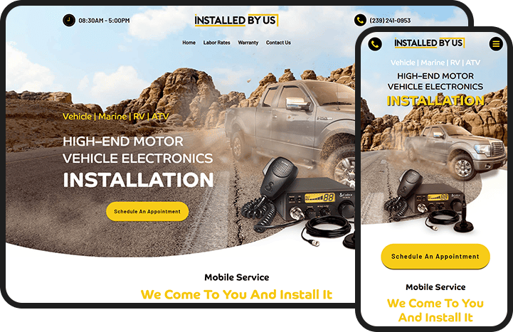 Installed By Us Website Design Installed By Us Website Design