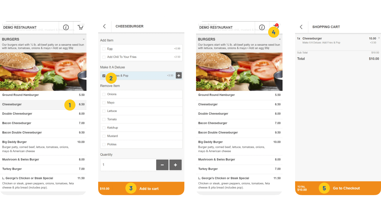 Online Ordering Demo Online Ordering Demo