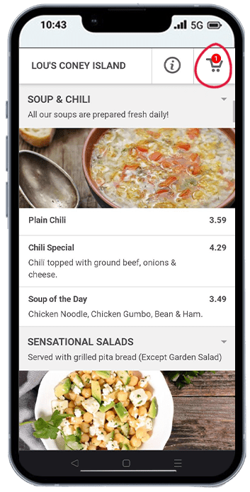Online Order Phone Step 3 Online Order Phone Step 3