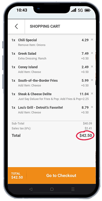 Online Order Phone Step 4 Online Order Phone Step 4